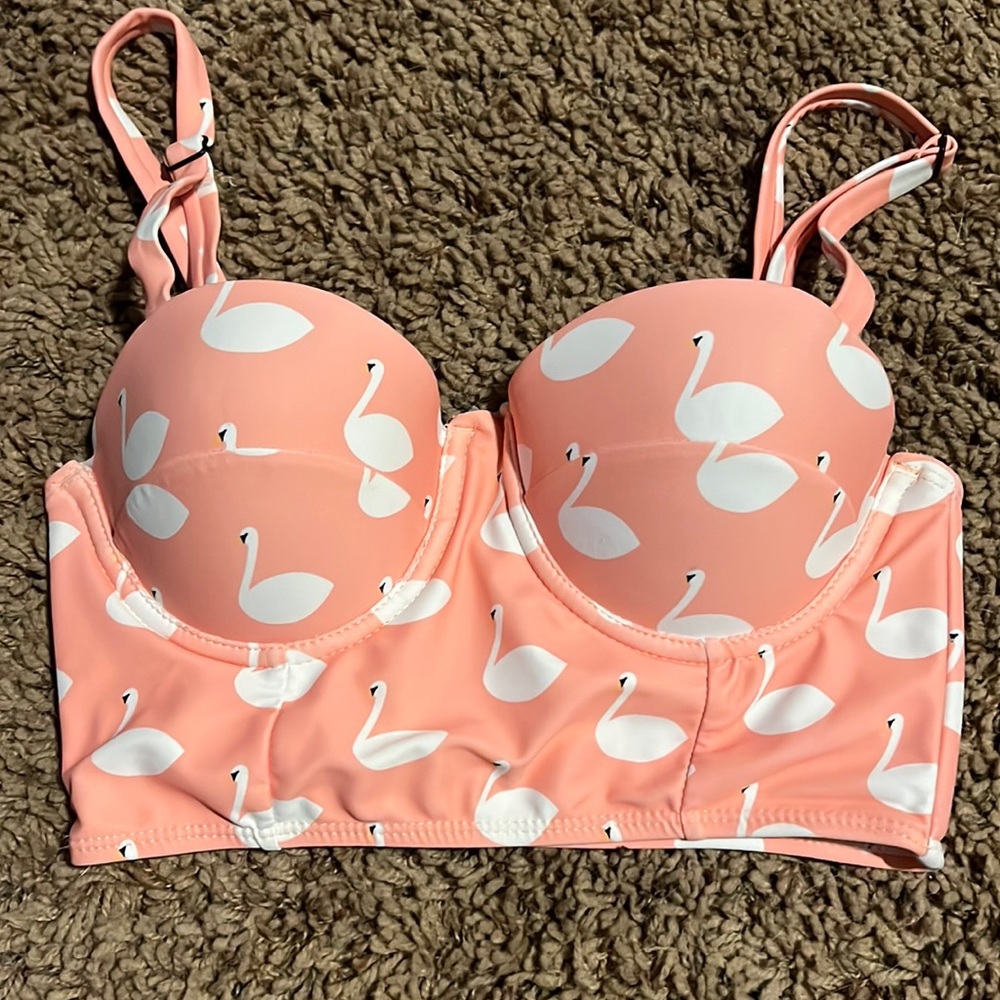 Pink Flamingo Swim Top